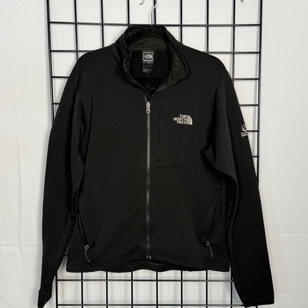 The North Face Flight Series Jacket Mens Medium Black TKA Fleece Full Zip Fall